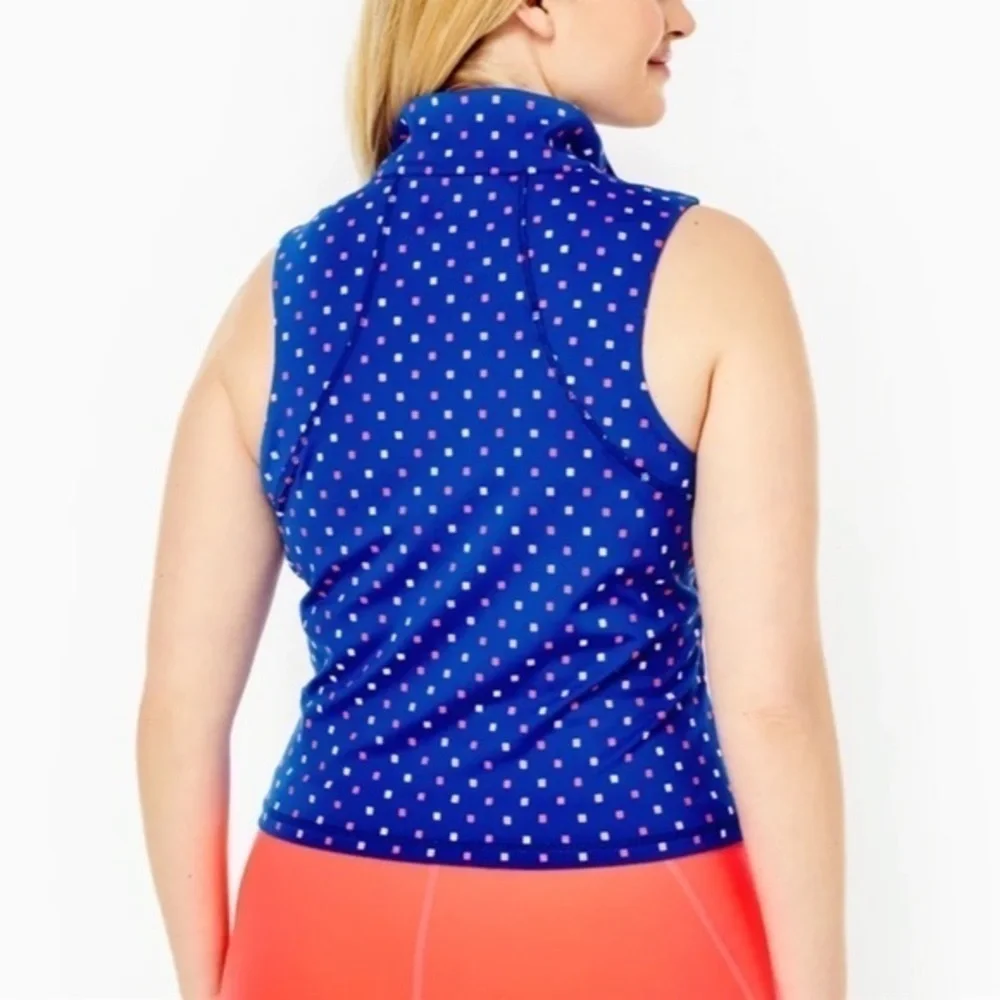 Lilly Pulitzer Calli Half Zip Top NWT Sz XL - Picture 3 of 11